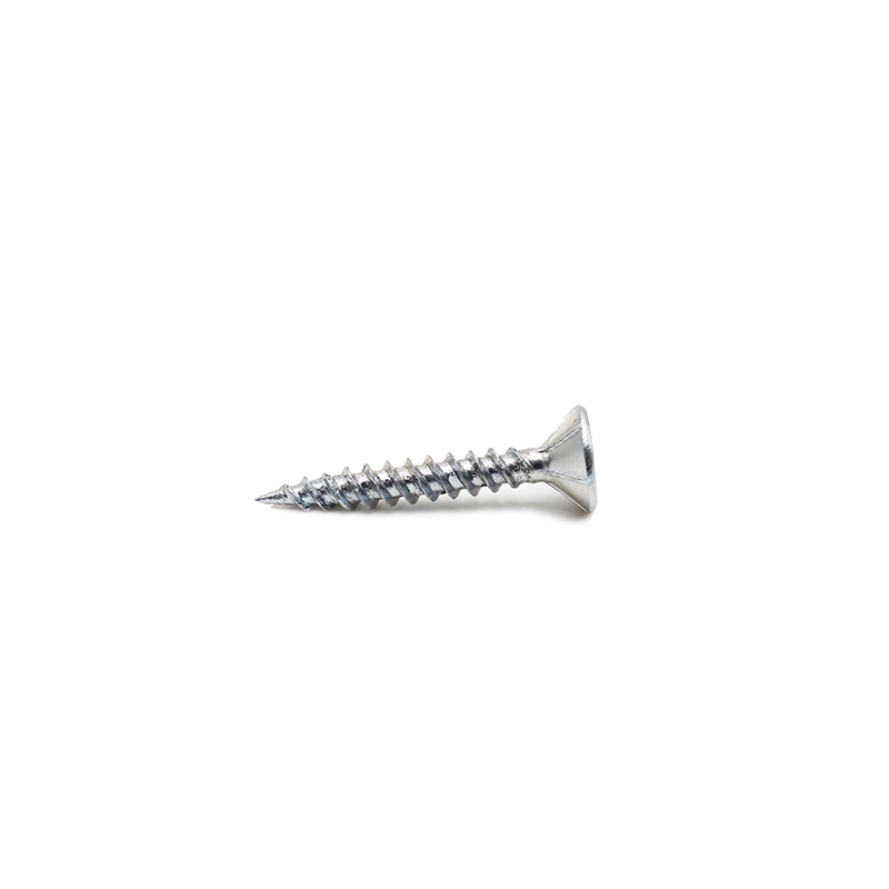Phillips drive forsenket hode med nibs sponplateskrue bule hvit sinkbelagt med type 17